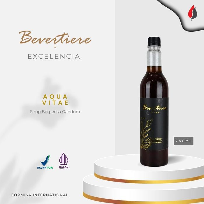 

FORMISA - Bevertiere Excelencia Aqua Vitae Syrup 750ml - Minuman Rasa Gandum Premium 750ml