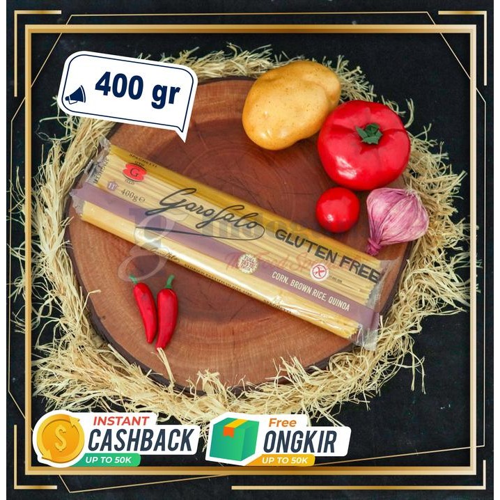 

Ready JT SPAGHETTI GLUTEN FREE - GAROFALO PASTA 500GR