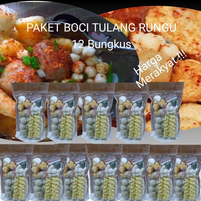 

Ready JT Ready 12 BUNGKUS BOCI ISI TULANG RANGU SUPER EXSTRA bikin puas dan menjamakan lidah.