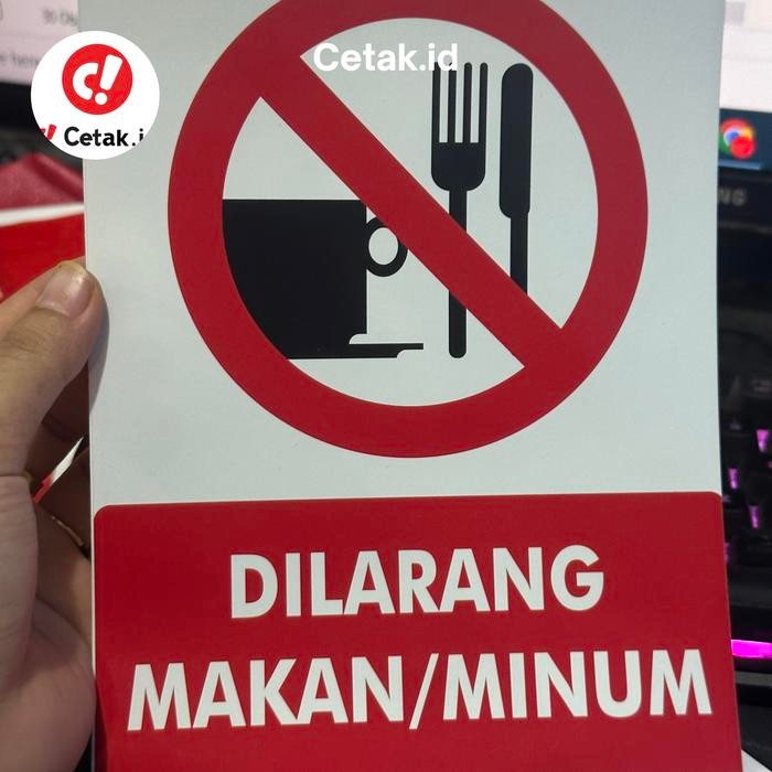 

SIGN DILARANG MAKAN/MINUM