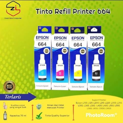 

TINTA REFFIL 664 NEW PREMIUM 1 SET