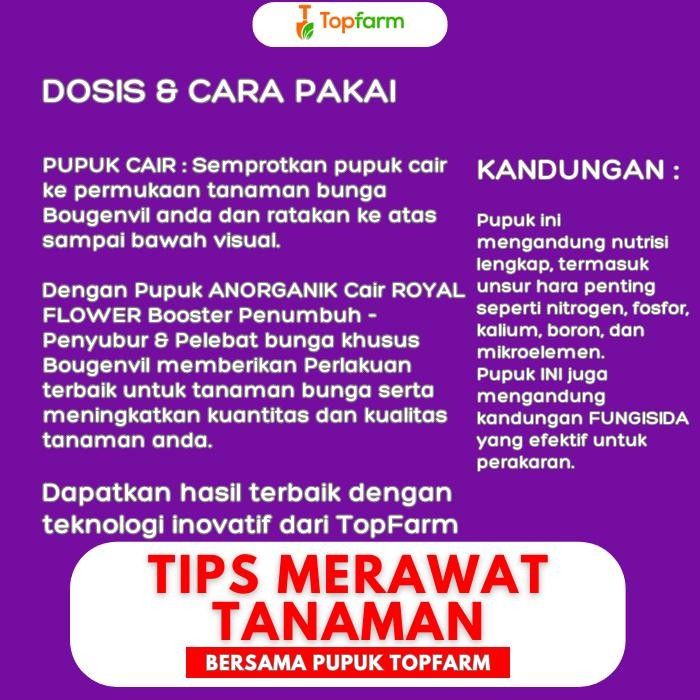 Pupuk Bugenvil 1 Liter / Pupuk Tanaman Bougenville Cepat Berbunga / Pupuk Bugenvil Terbaik / Pupuk