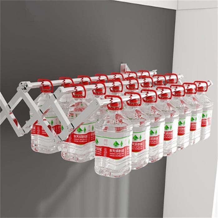 Jemuran Dinding lipat Stainless Jemuran Baju Dinding 200cm Jemuran Pakaian Dinding