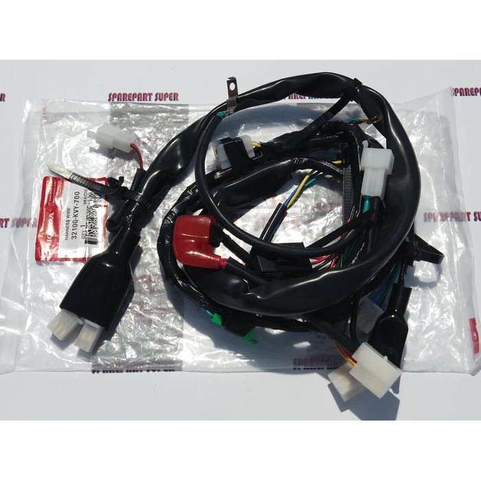 Kabel Body Beat Carbu Part Kvy, Kabel Bodi Sepeda Motor Honda Beat Lama Motorcycle Asli Foto