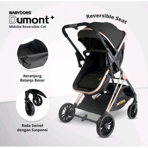 Stroller Baby Does BabyDoes Dumont+ Kereta Dorong Bayi Kursi Roda