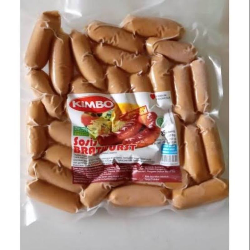 

debo Sosis Kimbo Cocktail Mini Bratwurst Isi 25 Frozen