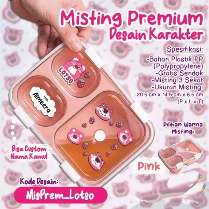Tempat makan lotso toy story kotak makan lotso bear tempat makan anak