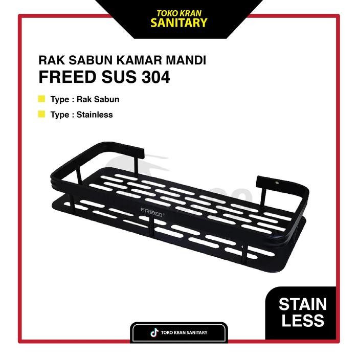 RAK GANTUNG KAMAR MANDI/TEMPAT SABUN KAMAR MANDI/RAK SABUN WARNA HITAM