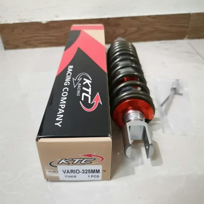 SHOCK BREAKER SOK BELAKANG KTC VARIO 150/VARIO 125 TITANIUM 325 MM ORI rans