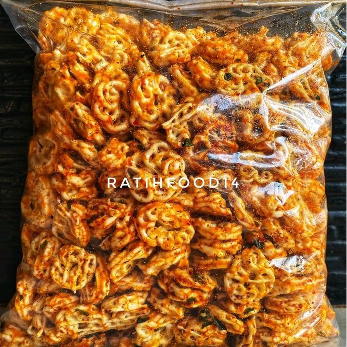 

Seblak mawar bantat 500gr/ seblak pedas daun jeruk New