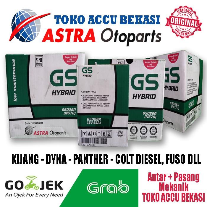 Terlaris Gs Astra Hybrid Ns70 Aki Mobil Kijang Panther Colt Diesel