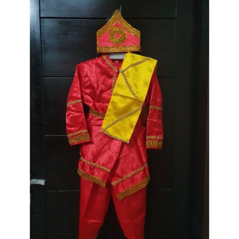 Baju Adat Riau Anak Laki-Laki Ukuran S-XL