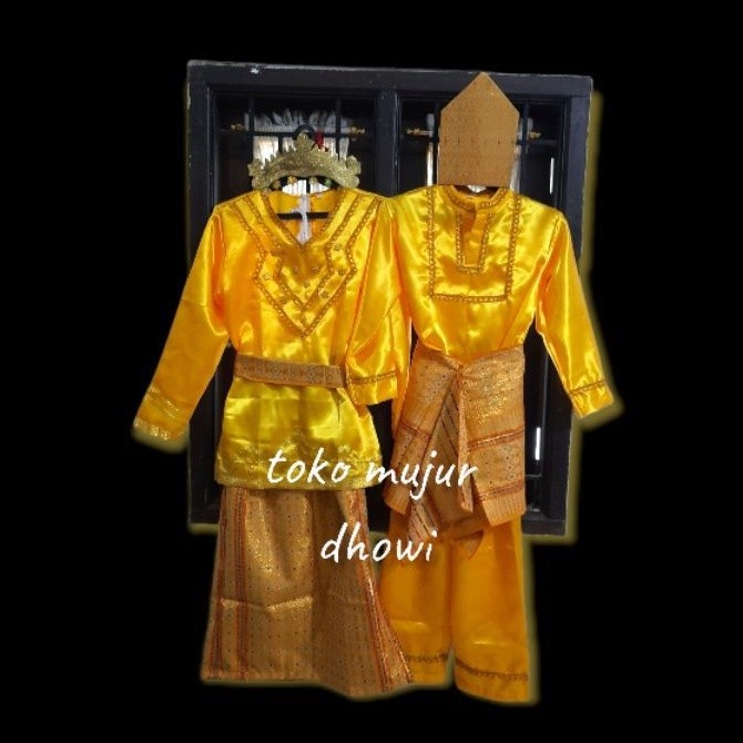 Baju Adat Palembang Anak Perempuan SD / Pakaian Adat Sumatra Selatan Anak