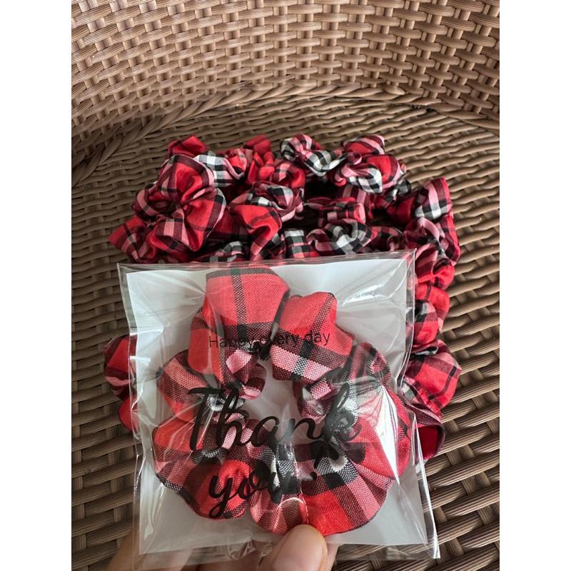 100 pcs Souvenir Wedding scrunchie mini / ikat rambut /scrunchie mini / souvenir wedding