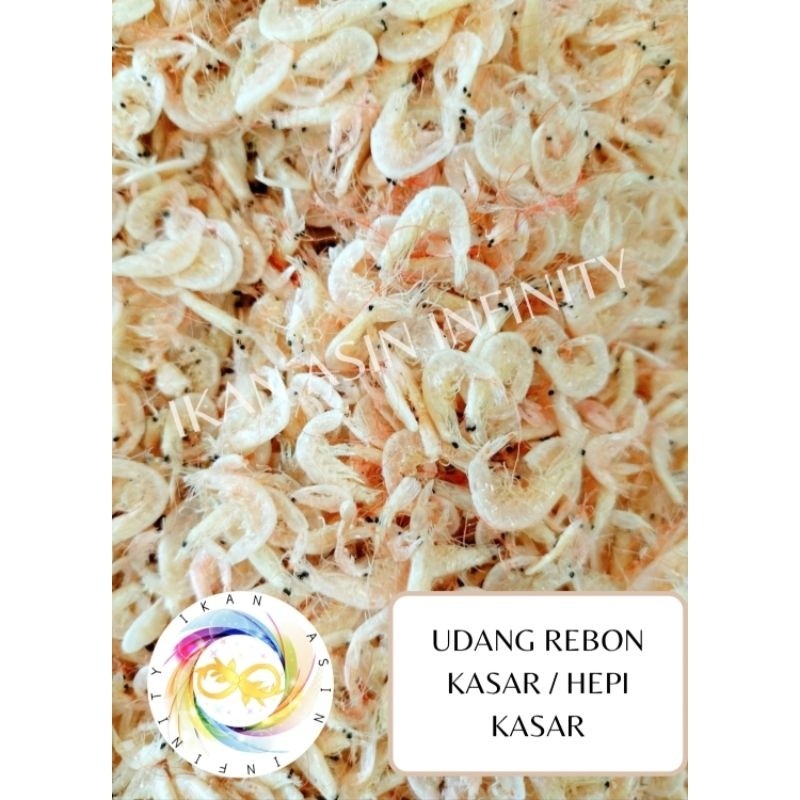 

Terlaris! Udang Rebon Kasar / Hepi Kasar Super ( gram)