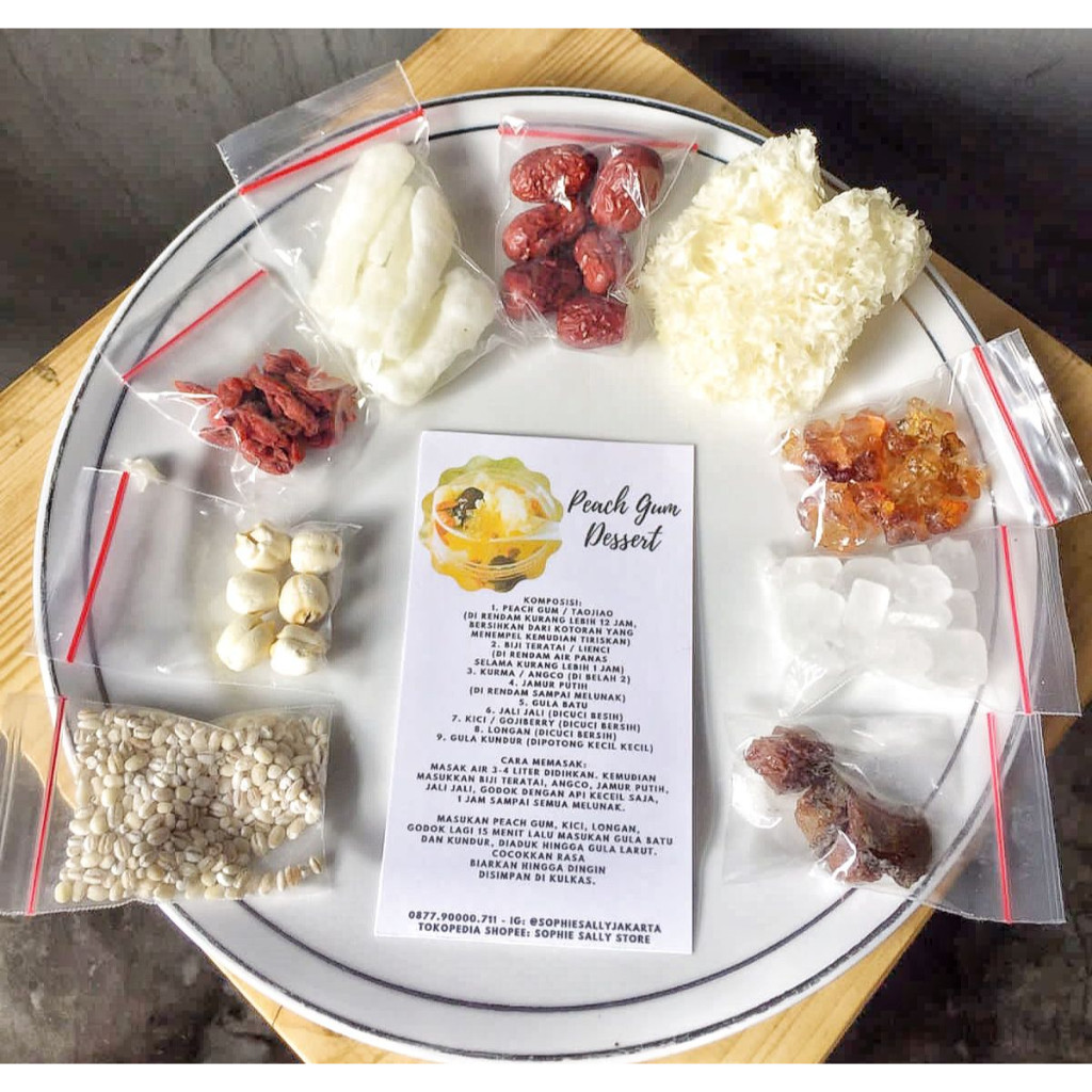 

Terlaris! Peach Gum Dessert Ready Setiap Hari
