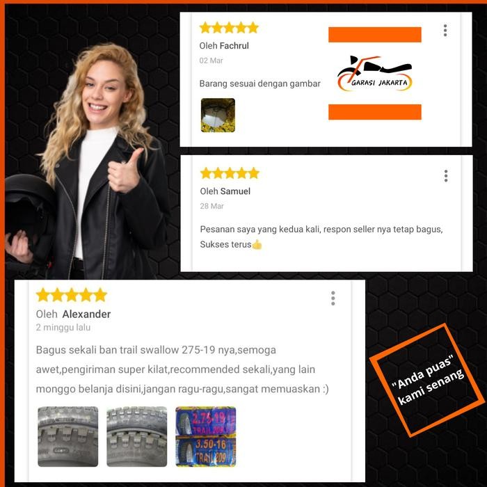 Ban Luar Motor Swallow 450-17 Ring 17 S-212 Wiro Swallow