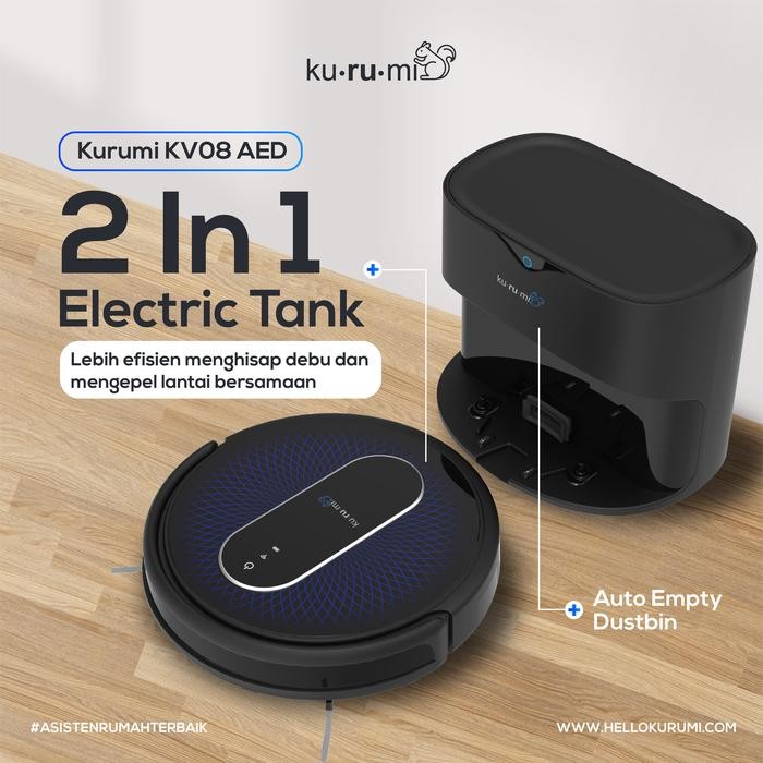Kurumi Kv 08 Robot Vacuum Cleaner