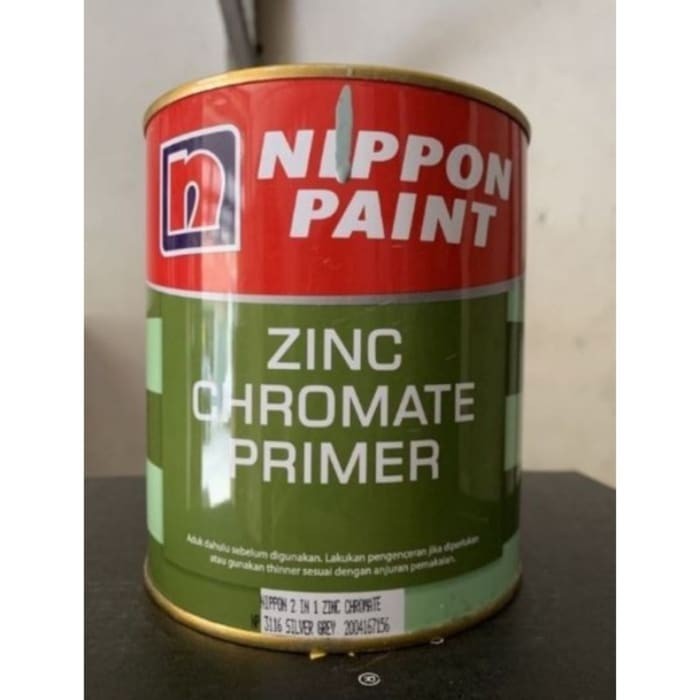 Terlaris Cat Dasar Besi Silver Grey Nippon Paint Anti Karat Zinc Chromate