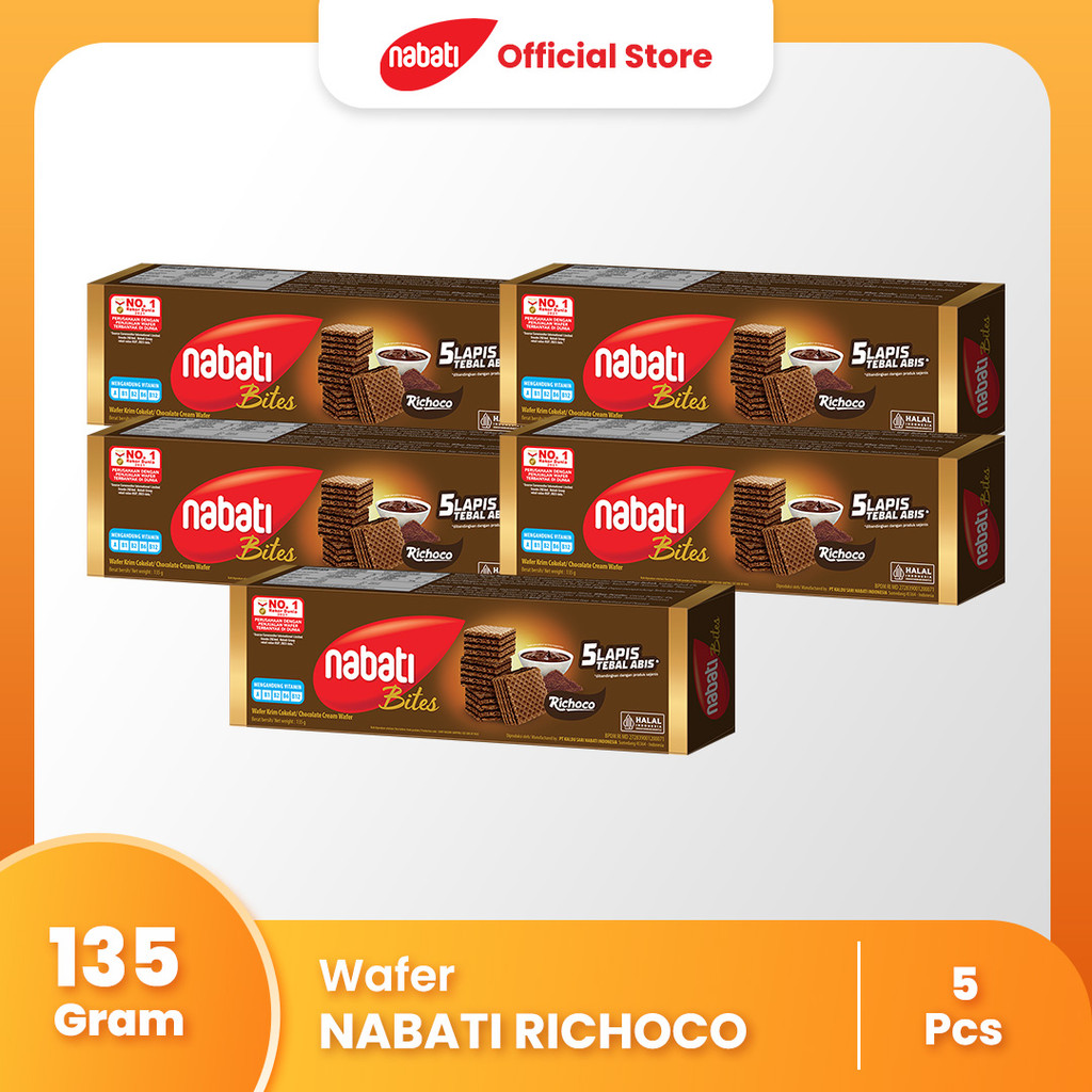 

NABATI Richoco 135g (PAKET ISI 5)
