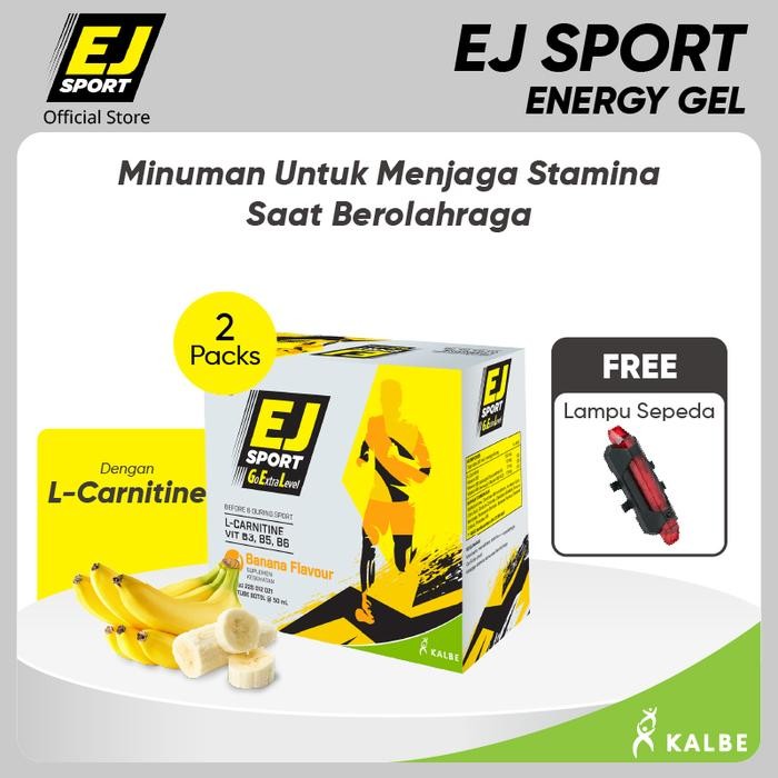 

Tjia Wu - Ej Sport Banana Energy Gel - Isi 2 Pack +