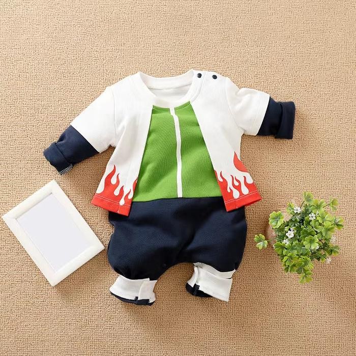Jumper Bayi Motif Hokage Naruto 1-2 Tahun Baju Bayi Import Premium