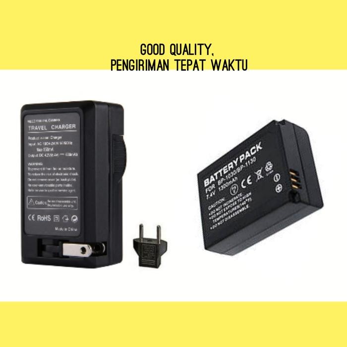 BATERAI & CHARGER SAMSUNG BP-1030 BP1030B BP-1130 ED-BP1030 BATRE CASAN