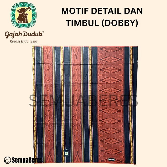 Sarung Gajah Duduk Signature Premium - Kain Tenun Sholat Pria Dewasa