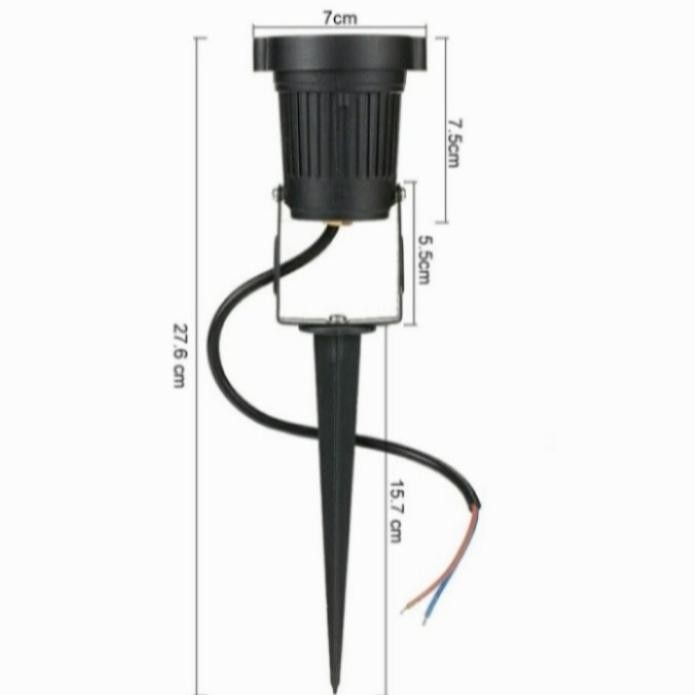 Lampu Taman 7 Watt Lampu Sorot Taman 7W Outdoor Led Taman 7Watt