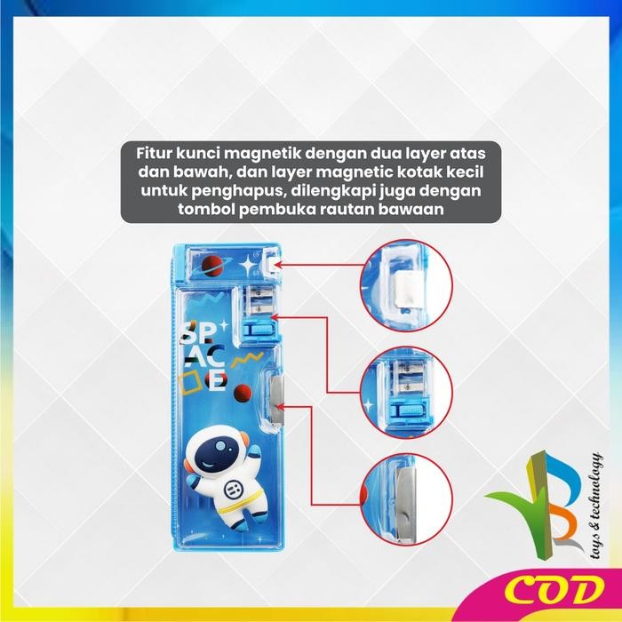 

[COD] RB A59 TEMPAT PENSIL ANAK 3D TIMBUL MAGNETIC MULTIFUNGSI ALAT TULIS