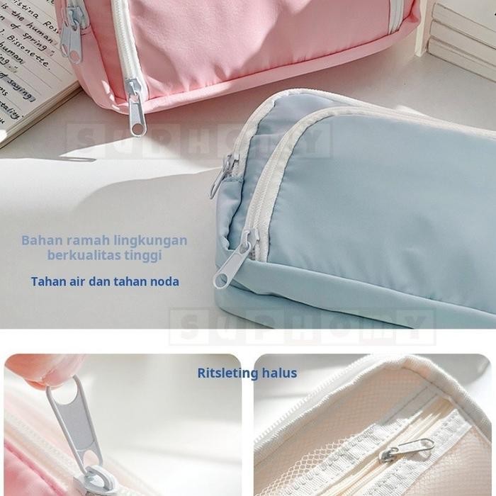 

TEMPAT PENSIL AESTHETIC TERBARU PENCIL CASE BOX PENSIL KOREA ORGANIZER BOX PENSIL CUTE TERBARU