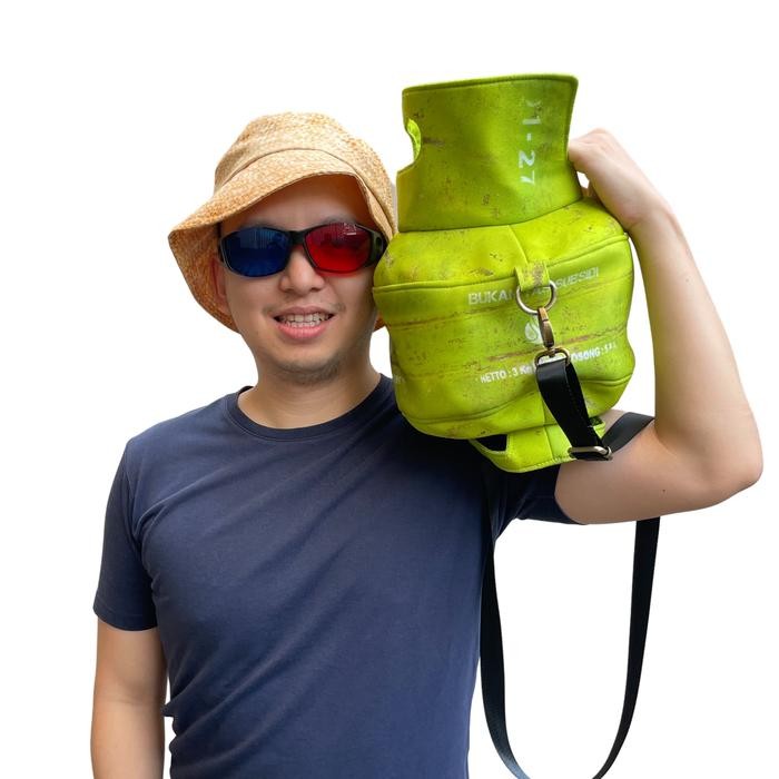 BEST SELLER Tas Mudik Tabung Gas Melon Elpiji Ijo LPG Hijau Lime Viral NCT Keren