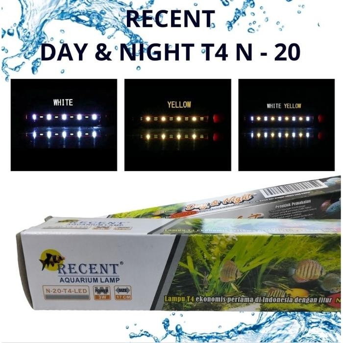 RECENT Lampu Led Celup T4 RECENT Day And Night N 20 30 40 50 60 80 100 120 cm