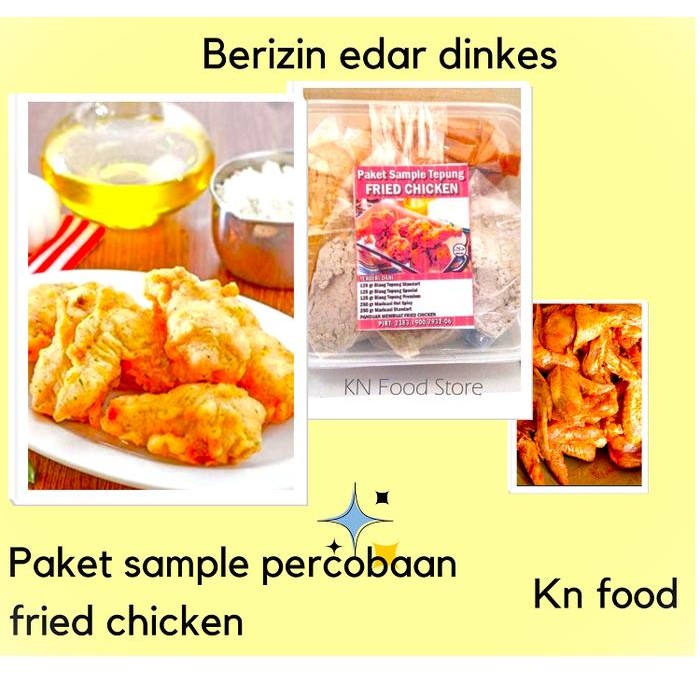 

SALE !!! PAKET SAMPLE TEPUNG FRIED CHICKEN READYY