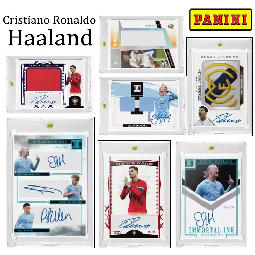 Panini Star Card Brick Diy Cristiano Ronaldo Erling Haaland  elsea Boys' Favorite Holiday Gift
