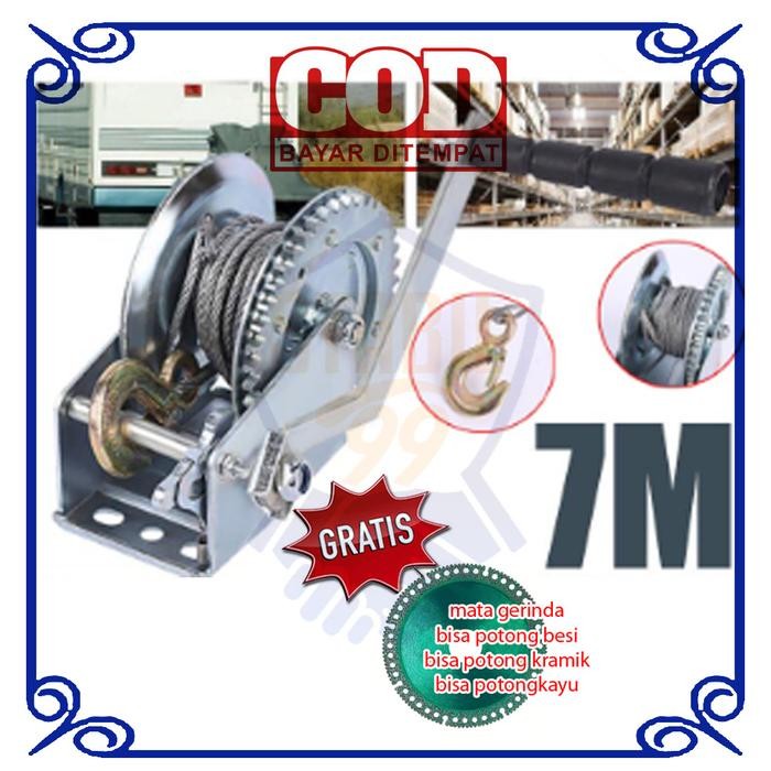 katrol set manual sliding atap buka tutup fiber glass + tali slink 7m