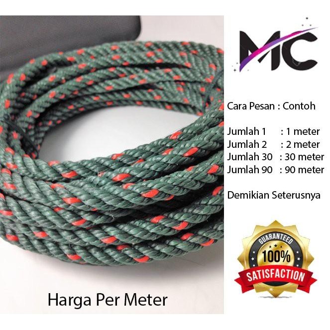 PREMIUM Tali Tambang Besar Sedang Kecil Murah Super Kuat Ikat Barang Hewan