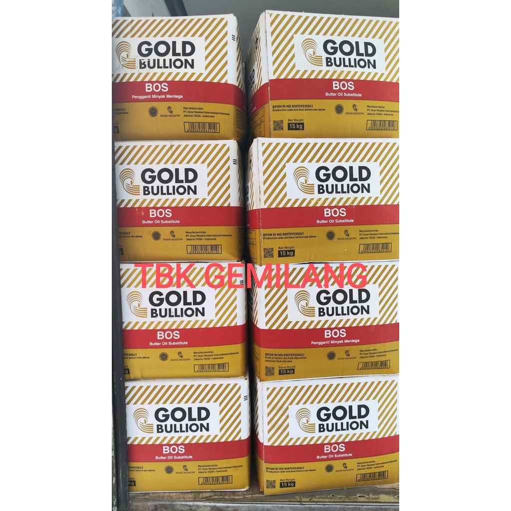 

Gold Bullion BOS 15kg butter karton