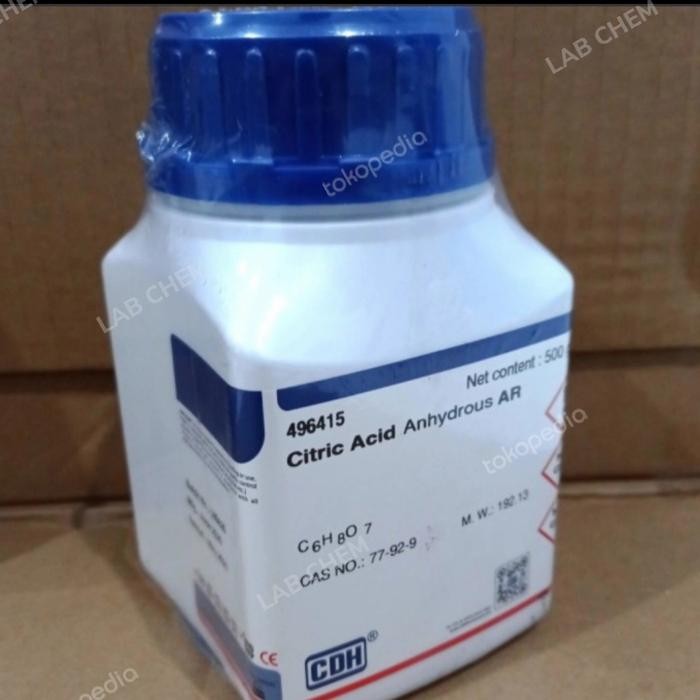 

Citric Acid Anhydrous 500g