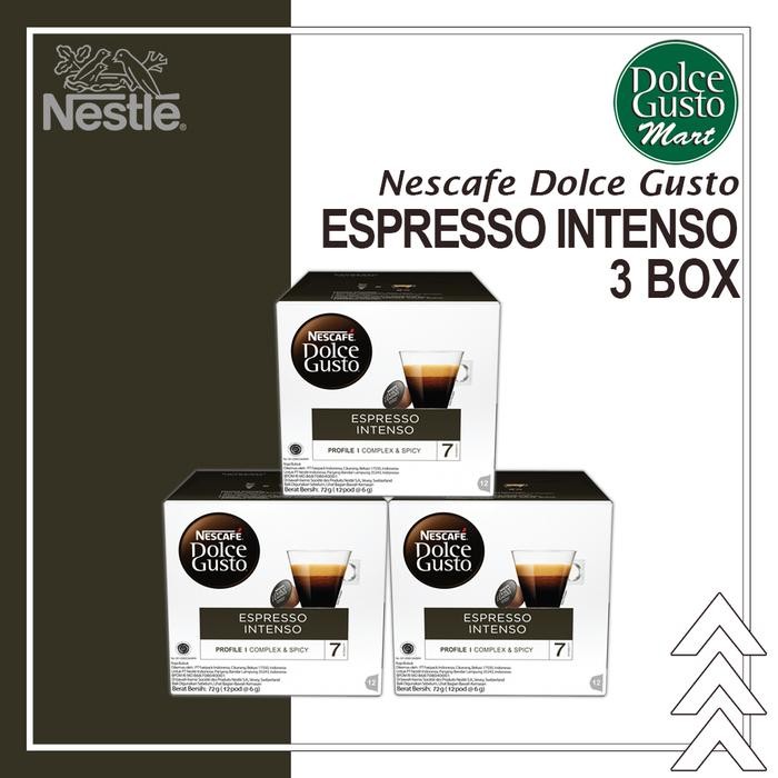 

Capsule Nescafe Dolce Gusto NDG Espresso Intenso 3 Box (3 x 12 Caps)