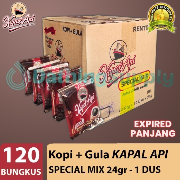 

GROSIR Kopi Kapal Api Special Mix DUS isi 12 Renceng 120 Bungkus / CTN