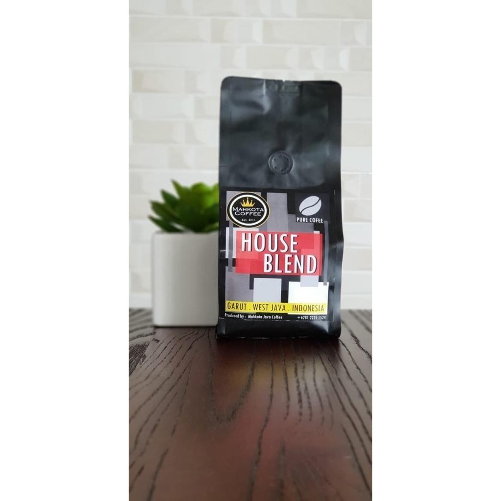 

Kopi Bubuk House Blended Asli Mahkota Java Coffee 1 kg Soft Pack