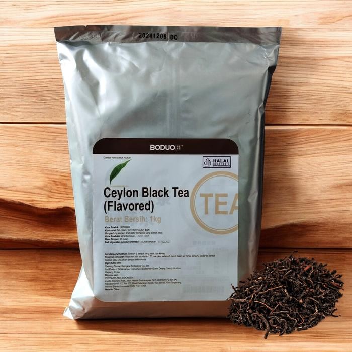 

Boduo Ceylon Black Tea Flavored - Daun Ceylon Teh - 1kg