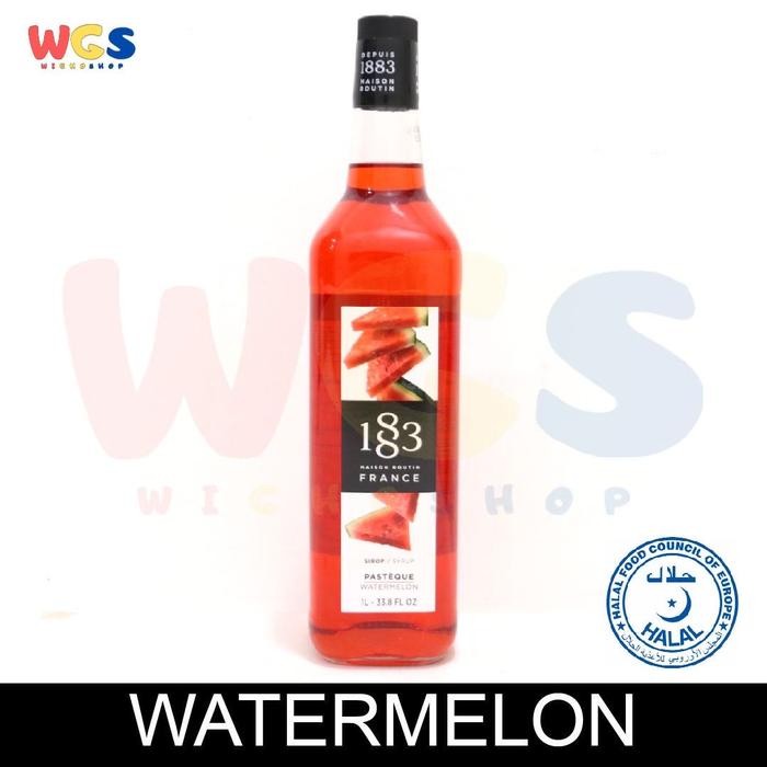 

Syrup 1883 Maison Routin France Watermelon Flavored 33.8 fl oz 1ltr