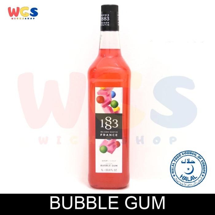 

Syrup 1883 Maison Routin France Bubble Gum Flavored 33.8 fl oz 1ltr