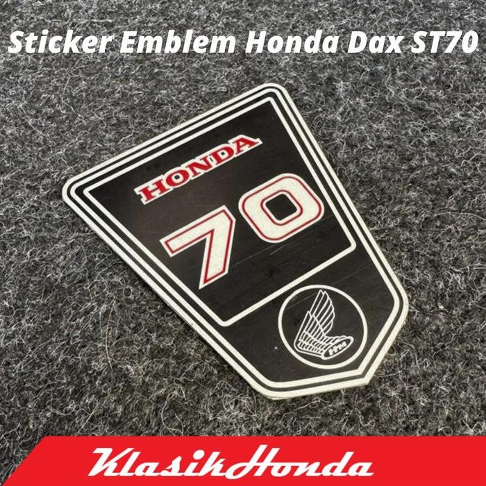 Sticker Almunium Honda Dax ST70 ST 70