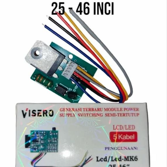 Modul Power Supply Switching Gacun Tv Lcd Led Mk6 40W 5 Kabel Untukj 9 25 Sd 46 Inch