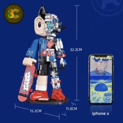 SALE PROMO PANTASY X ASTRO BOY 86207 BRICK ASTRO BOY SKATEBOARDER TOYS KIDS READYY