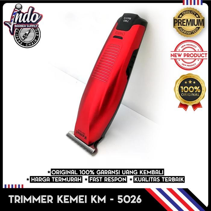 PROMO / TERMURAH Clipper Kemei Detailer KM-5026 Mesin Cukur Rambut Cordless km 5026 TERBAIK