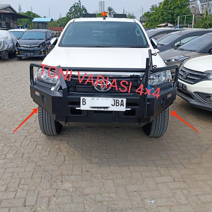 PREMIUM Bumper Bemper Depan Spek Tambang Double Cabin Hilux Rocco